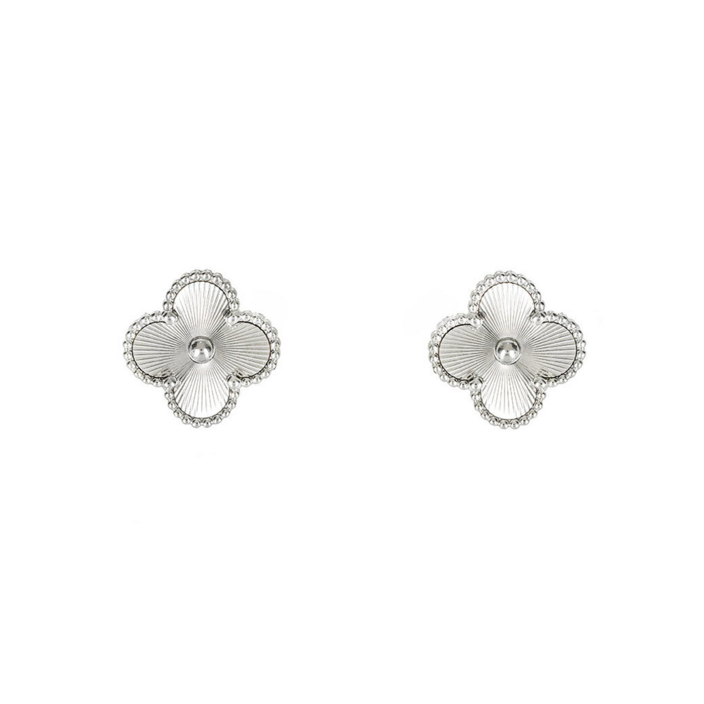 Clover Earrings - Silver