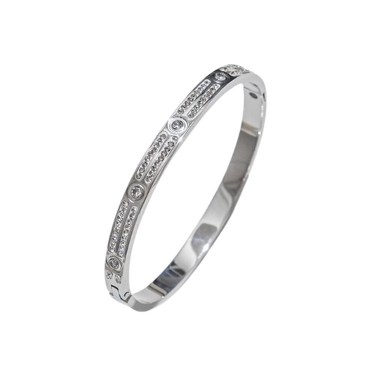 Iced Tiffany Bracelet - Silver